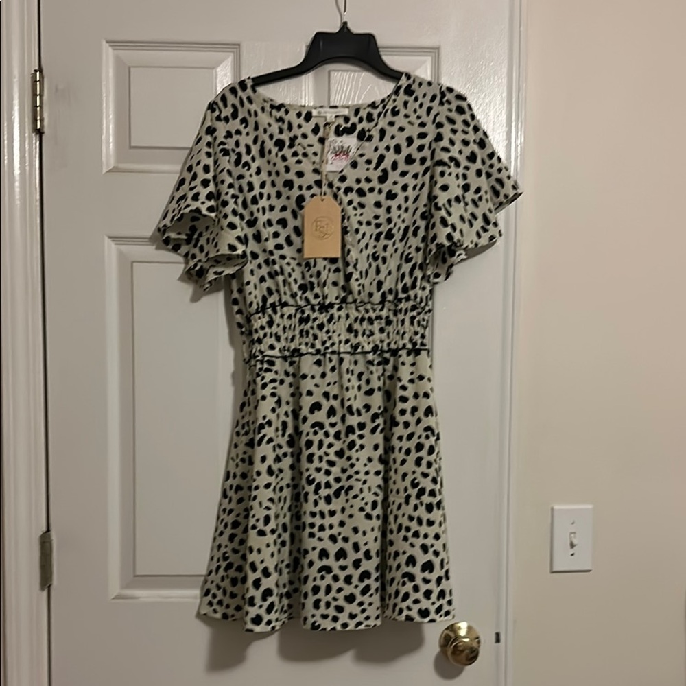 Black and White Polka Dot Dress